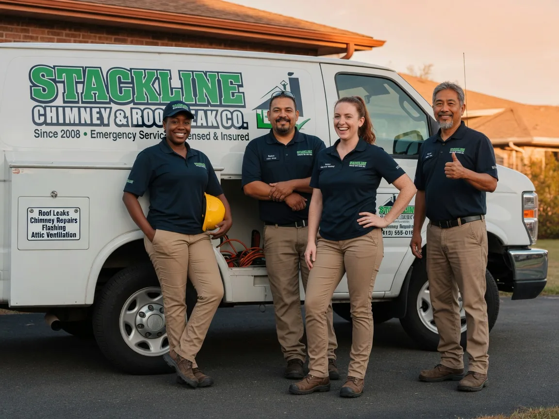 Chimney flashing repair company in Belmont, OH